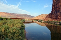 La rivière Colorado est comme un miroir
