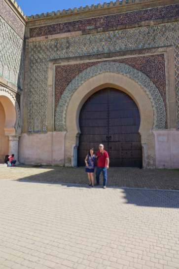 La porte de la ville de Meknès