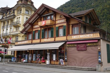 Un magasin typique de Interlaken